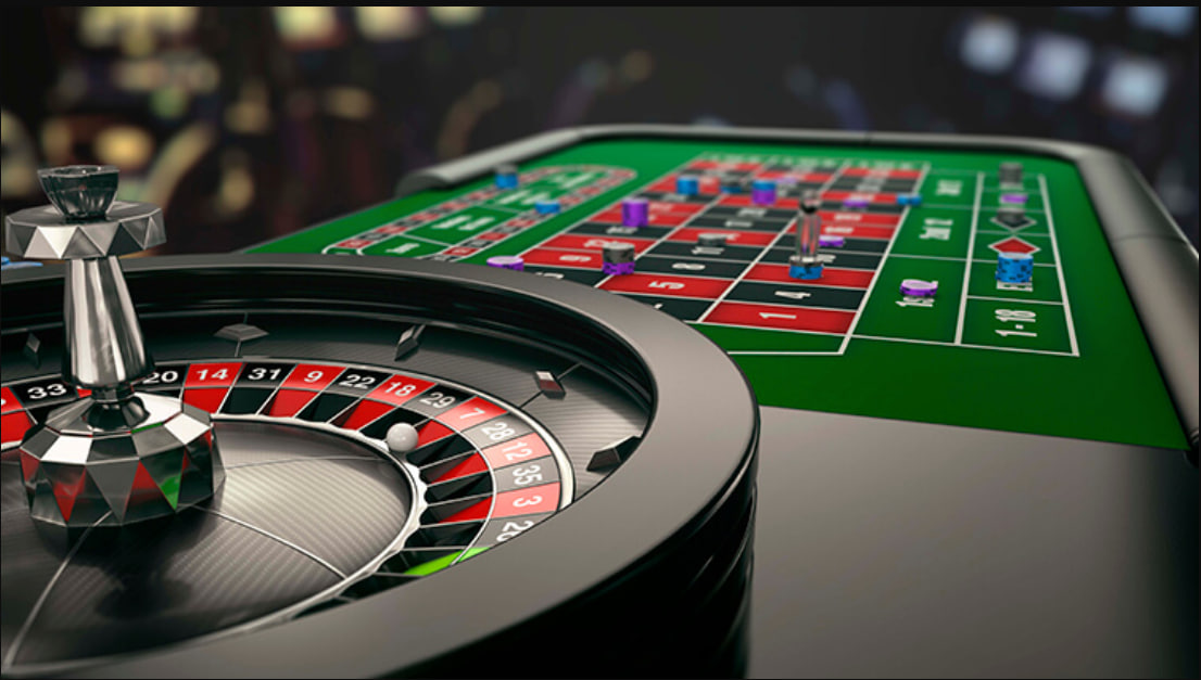 A collage of photos from different land-based Rivers Casino properties or the BetRivers online app.